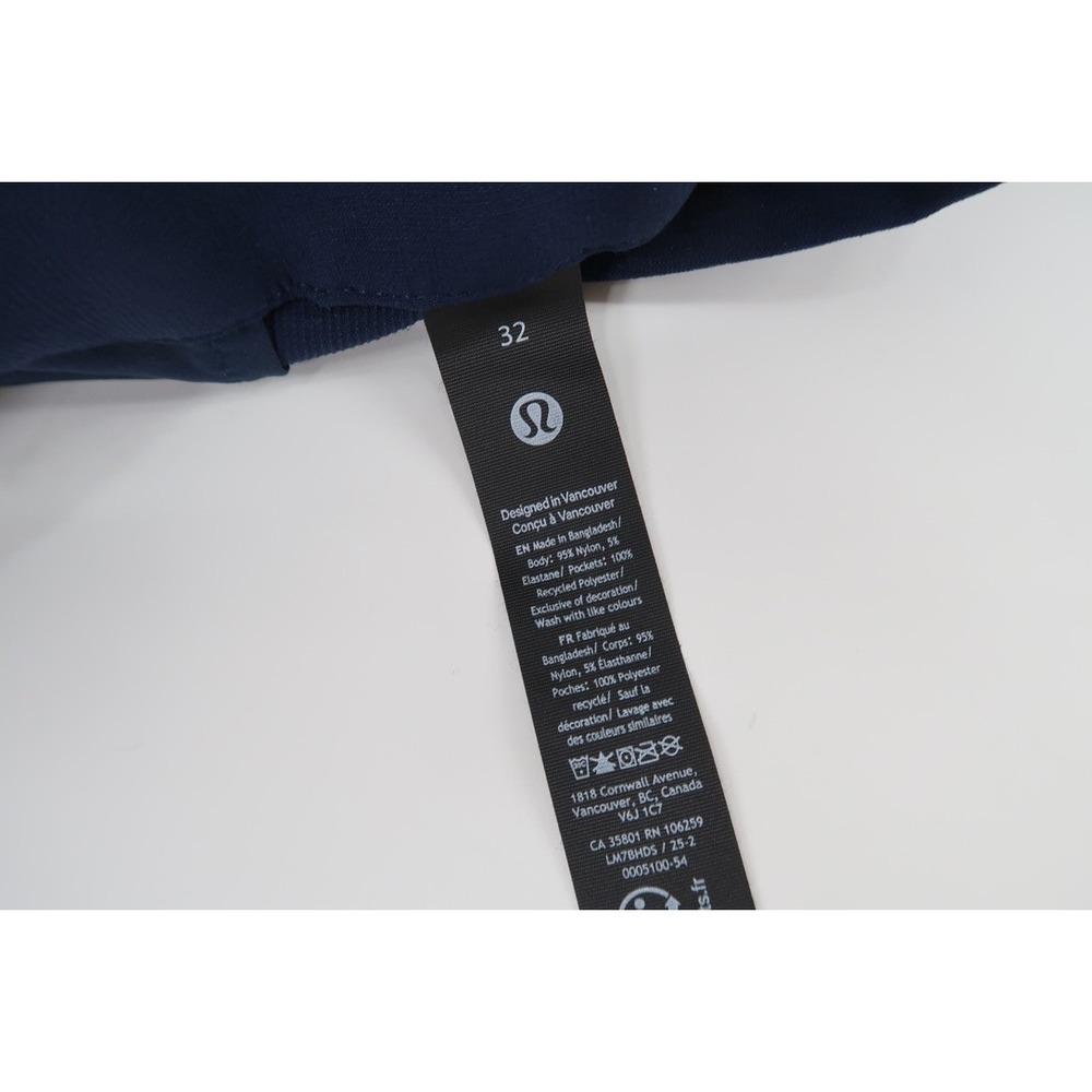 Lululemon Commission Golf Shorts Mens 32 Navy 7" Inseam Warpstreme LM7BHDS - Picture 2 of 10